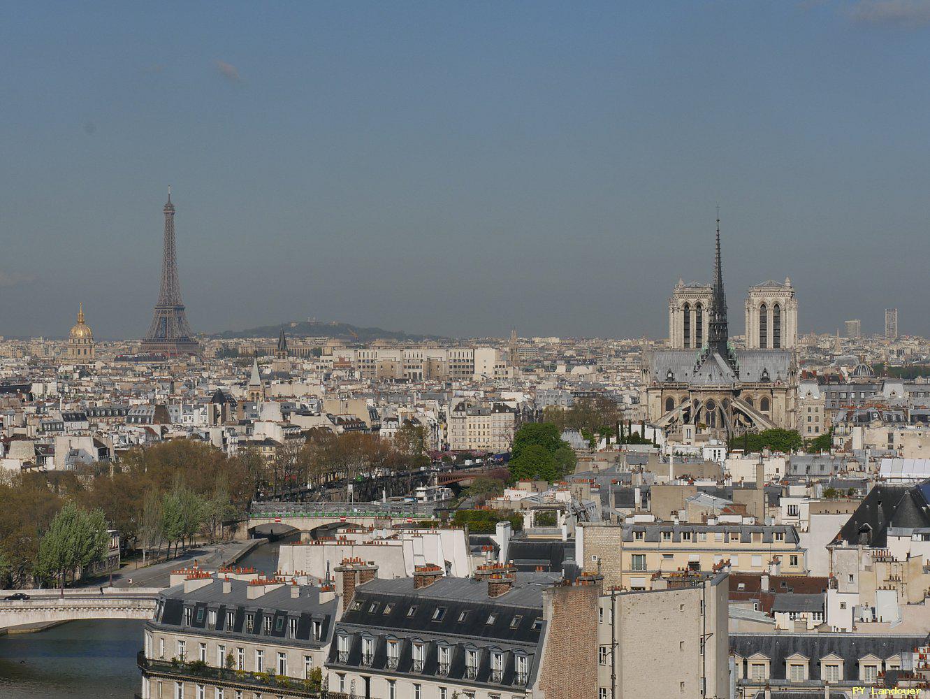 Paris vu d'en haut, Cathdrale Notre-Dame de Paris, 