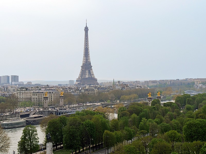 Paris vu d'en haut, Tour Eiffel, Place de la Concorde