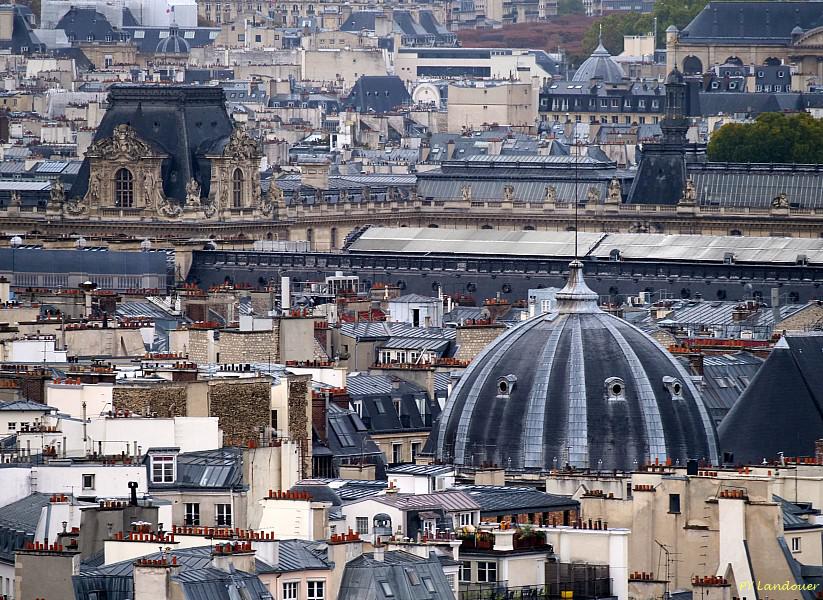 Paris vu d'en haut, Louvre, Vues du toit de l'Opra Garnier