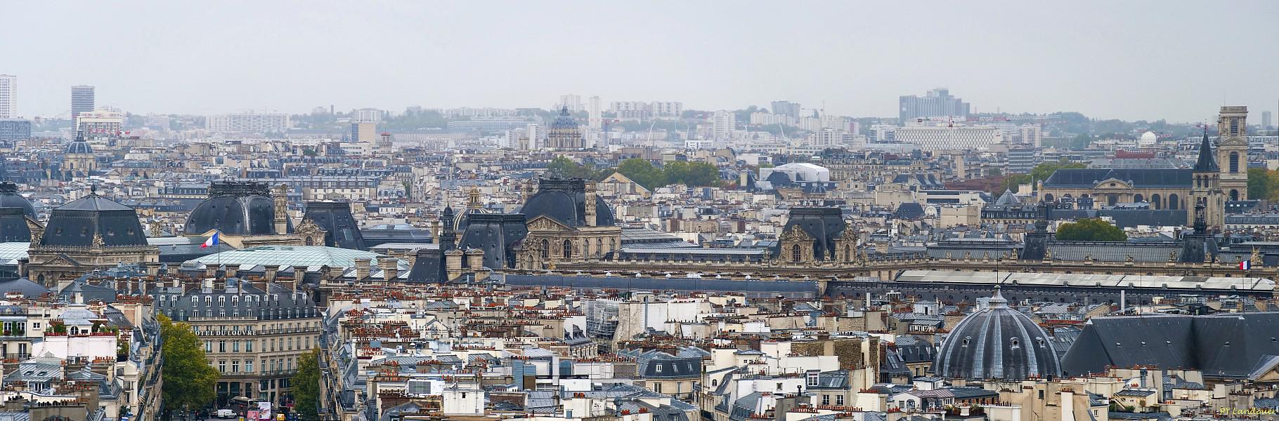 Paris vu d'en haut, Louvre, Vues du toit de l'Opra Garnier