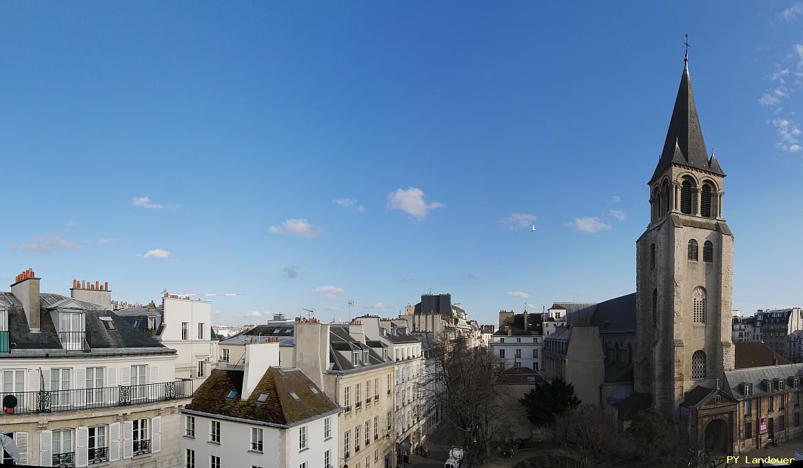 Paris vu d'en haut, glise Saint-Germain-des-Prs, 4 place St-Germain-des-Prs
