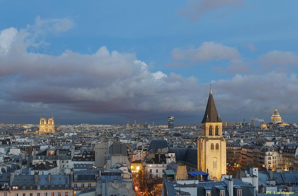 Paris vu d'en haut, glise Saint-Germain-des-Prs, 45 Rue des Saints-Pres ( de mdecine)