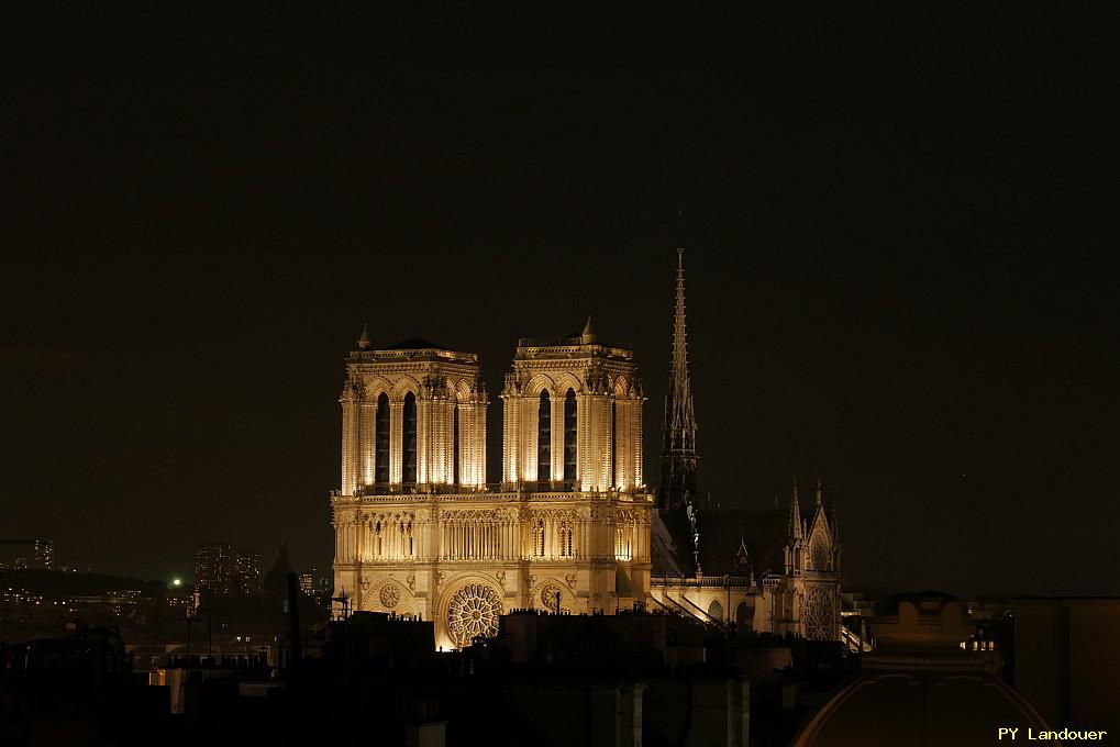 Paris vu d'en haut, Notre-Dame de nuit, 4 rue Danton