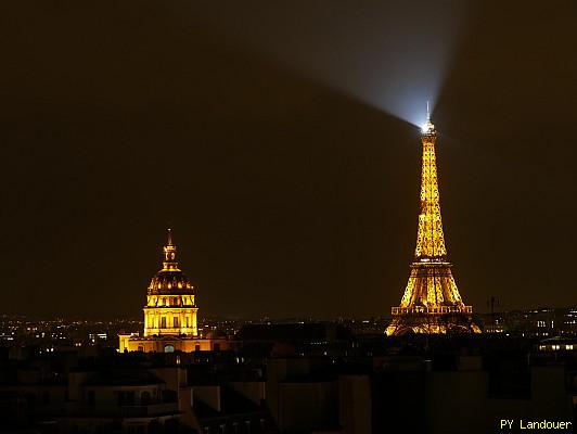 Paris vu d'en haut, Tour Eiffel, 45 Rue des Saints-Pres ( de mdecine)