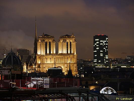 Paris vu d'en haut, Notre-Dame de nuit, Beffroi, 4 Place du Louvre