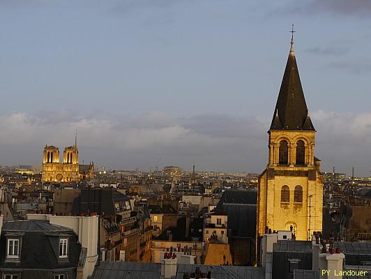 Paris vu d'en haut, Notre-Dame de nuit, 45 Rue des Saints-Pres