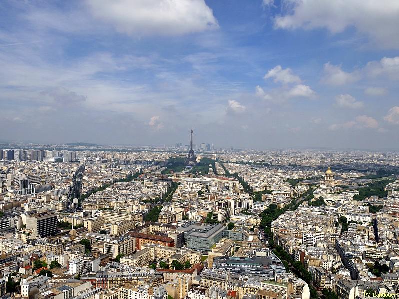 Paris vu d'en haut, Tour Eiffel, Vues de la tour Montparnasse
