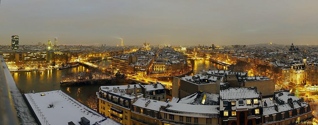 Paris vu d'en haut, Notre-Dame de nuit, 17 Boulevard Morland