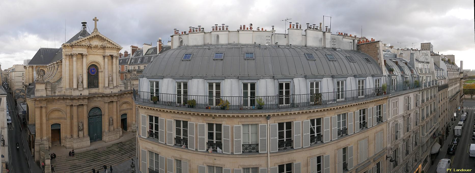 Paris vu d'en haut, glise Saint-Roch, 9 rue St-Roch