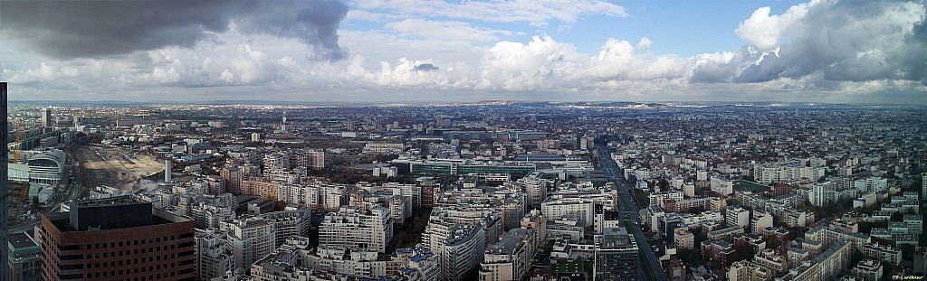 Paris vu d'en haut,  La Dfense, secteur arche Nord