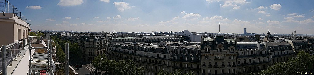 Paris vu d'en haut,  8 boulevard de la Madeleine