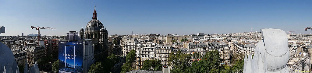 Paris vu d'en haut,  8 place Saint-Augustin