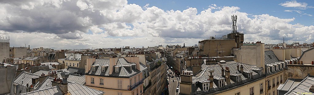 Paris vu d'en haut, 89 rue du Faubourg Poissonnire