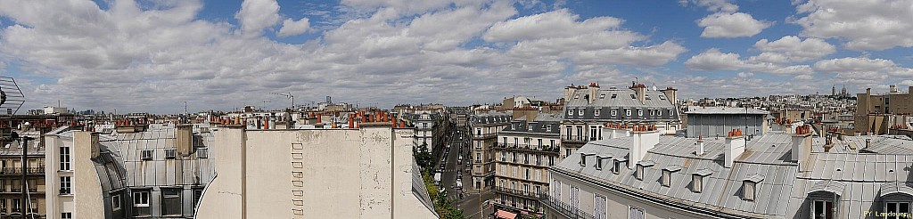Paris vu d'en haut,  5 rue de Turin