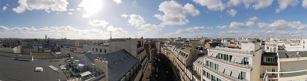 Paris vu d'en haut,  51 rue de La Botie
