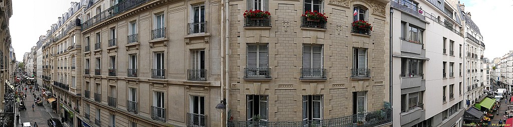 Paris vu d'en haut,  44 rue de Lvis
