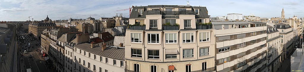 Paris vu d'en haut,  99 rue St-Lazare