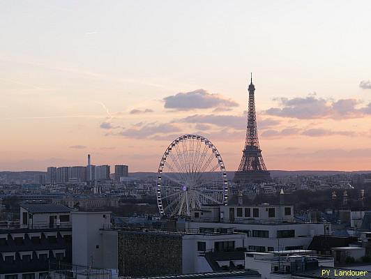 Paris vu d'en haut, Tour Eiffel, colonne Vendme