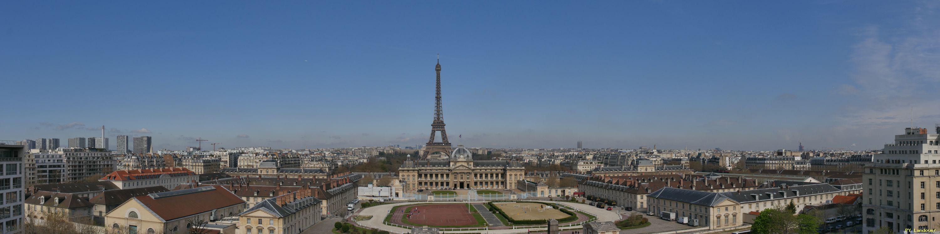 Paris vu d'en haut, Tour Eiffel, Place de Fontenoy